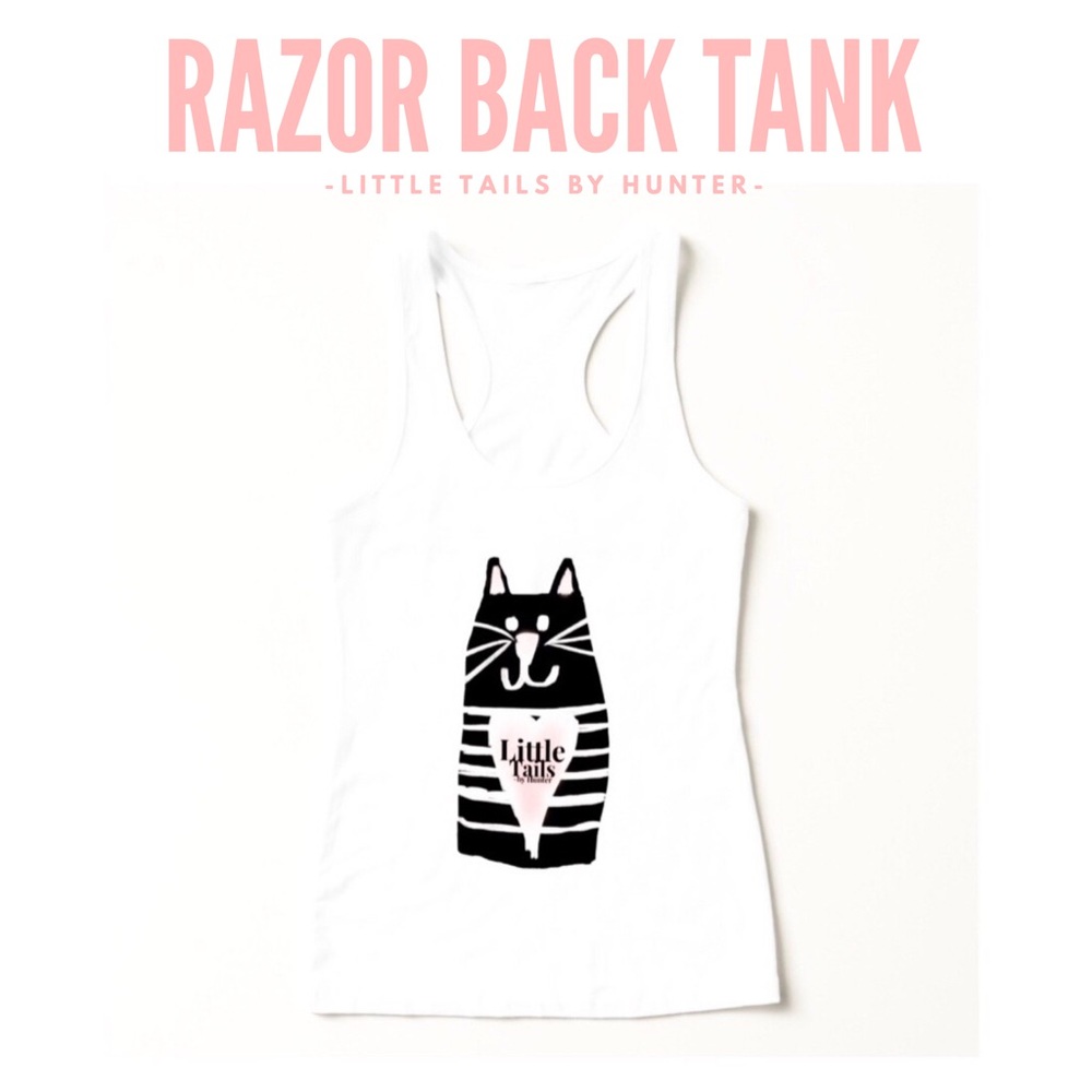 Little Tails Razor Back Tank by Hunter - Picture 3 of 7